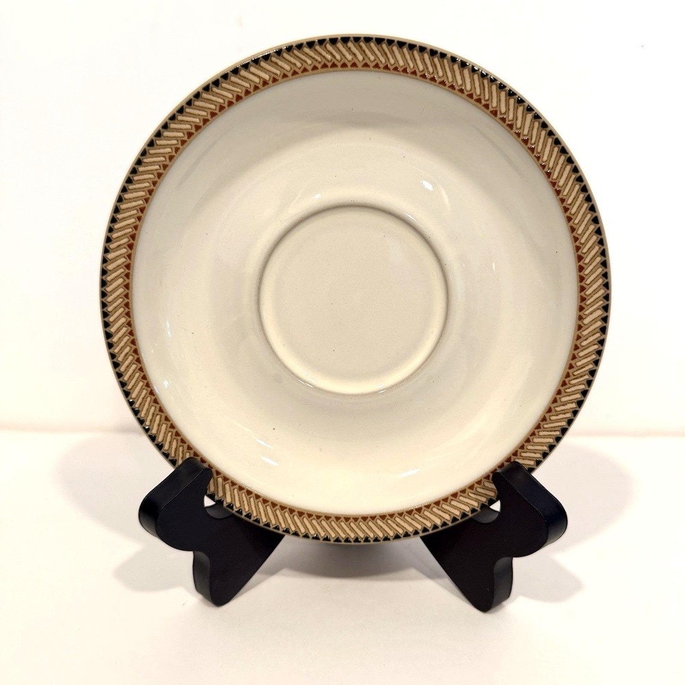 Denby Luxor 6 1/4" Saucers Set of 6 EUC